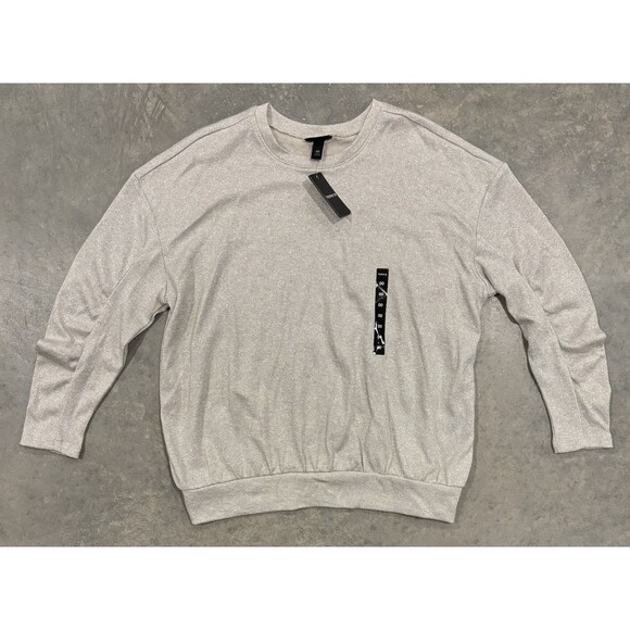 Torrid Sweaters - NWT Torrid Sparkle Knit Drop Shoulder Dolman Sleeve Top Women’s Sz 00 Christmas